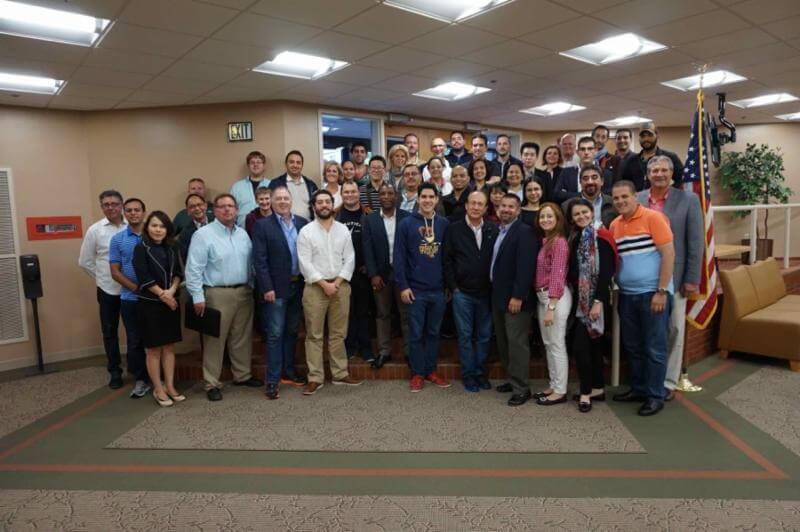 Randy and few friends on last year's reverse trade mission