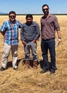 USDBC Regional Rep Roman Kutnowski surveying a planted field in Northern Salta